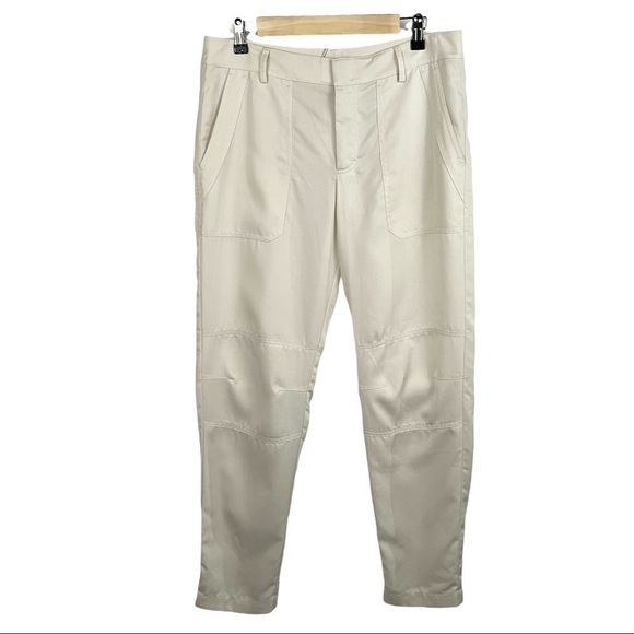 VINCE Tailored High Rise Slim Straight Trousers - Picture 1 of 8